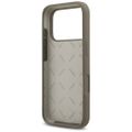 Puzdro Guess Silicone Big 4G Script pre iPhone 17 Pro Max Hnedá