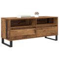 vidaXL TV skrinka so zásuvkou Staré drevo 100 x 34,5 x 44,5 cm