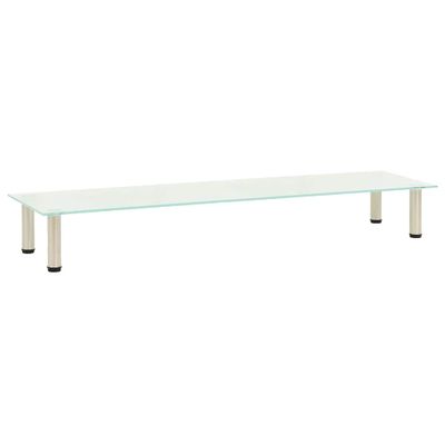 vidaXL TV stolík, matný 140x35x17 cm, tvrdené sklo