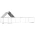 vidaXL Kurín 6x2x2 m, pozinkovaná oceľ