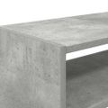 vidaXL Stojany na topánky 2 ks stohovateľné betónovo sivé 60x30x30,5cm