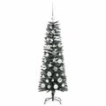 vidaXL Umelý vianočný stromček Zelená 120 cm PVC, plast a oceľ