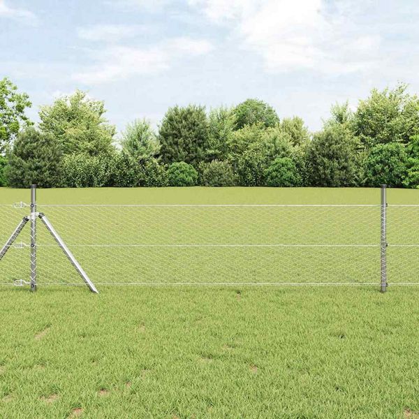 vidaXL Vonkajší šesťuholníkový fénový základný upevňovač 25 x 0,5 m