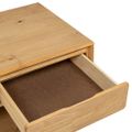 vidaXL Konferenčný stolík SAUDA dub 99x55x45 cm borovicový masív