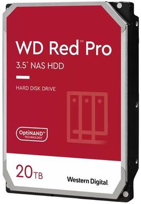 WD Red Pro/20TB/HDD/3.5"/SATA/7200 RPM/5R Pevný disk, interný, 20TB, SATA III, 3,5'', 7200 rpm, 512MB