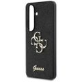 Obal Guess Fixed Glitter Big 4G Metal Logo pre Samsung Galaxy S26 čierny