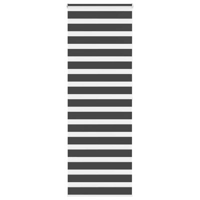 vidaXL Zebra roleta čierna 70x200 cm šírka látky 65,9 cm polyester