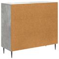 vidaXL Servírovacia skriňa Betónovo sivá 89 x 34,5 x 80 cm