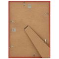 vidaXL Fotorámiky na stenu alebo stôl 3 ks červené 42x59,4 cm MDF