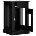 vidaXL Nábytok pre psa Čierny dub 50 x 47,5 x 80 cm Kompozitné drevo