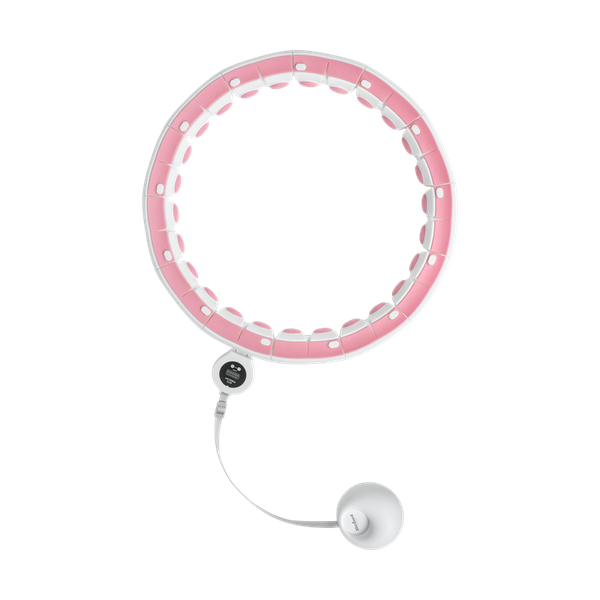 Hula hoop REBEL ACTIVE RBA-3067-PK se závažím a počítadlem
