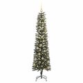 vidaXL Umelý vianočný stromček Zelená 180 cm PVC, plast a oceľ