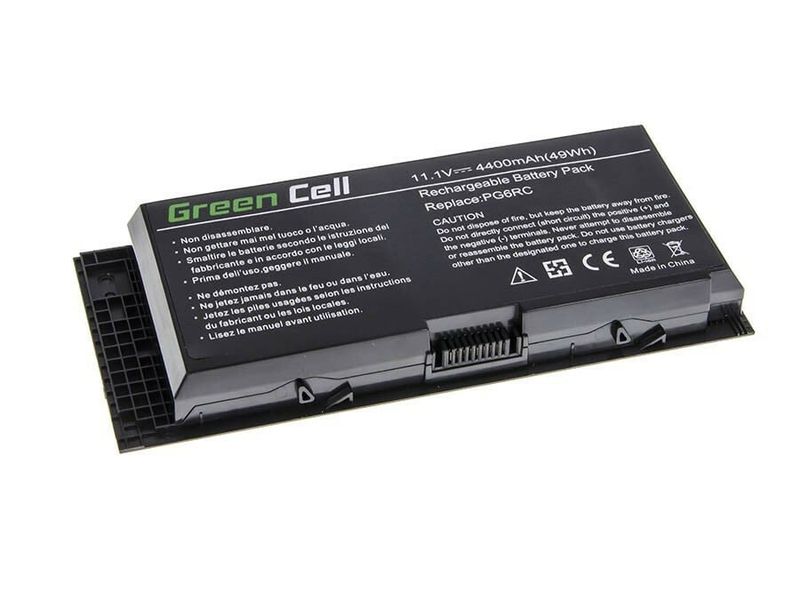DE45 Green Cell Battery for Dell Precision M4600 M4700 M4800 M6600 M6700 / 11,1V 4400mAh