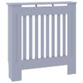 vidaXL Kryt radiátora Sivá 78 x 19 x 81,5cm Kompozitné drevo