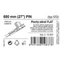 Stierač FLAT BULK (PIN) 27"/680 mm