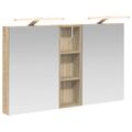 vidaXL Set kabinetov do kúpeľne 3 ks 100 x 10,5 x 60,5 cm
