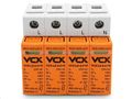 Prepäťová ochrana VCX L2-4-C+D AC trieda T2T3 (C+D) 4P 40kA