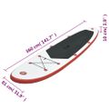 vidaXL Stand up paddleboard SUP, nafukovací, červeno biely