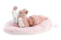Llorens 63504 NEW BORN HOLČIČKA - realistická bábika bábätko s celovinylovým telom - 35 cm