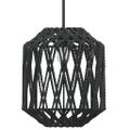 vidaXL Tienidlo na lampu čierne Ø23x28 cm železo a papier