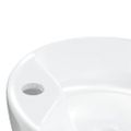 vidaXL Umývadlo biele 40x14,5 cm keramické okrúhle