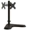 vidaXL Držiak monitora čierny oceľový VESA 75/100 mm