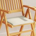 vidaXL Záhradné podsedáky 4 ks krémové 45x45x2 cm štvorcové