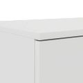vidaXL Zásuvky pod posteľ Biela 160 x 36,5 x 16,5 cm Kompozitné drevo