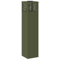 vidaXL Solárne LED svetlo na chodník 2 ks Teplá biela 18 x 18 x 80 cm
