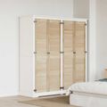 vidaXL Skříňové dvere s dverami 4 ks Prírodná 170 x 2,1 x 39,5 cm