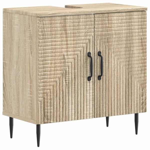 vidaXL Kúpeľňová skrinka pod umývadlo HAARLEM Dub sonoma