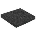 vidaXL Pad z gumových granúl na dvor Čierny 9 x 9 x 0,8 cm Guma