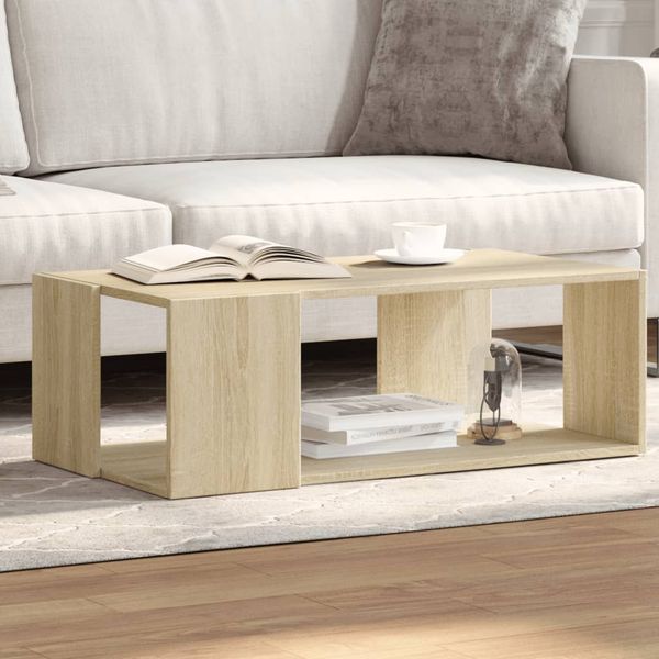 vidaXL Konferenčný stolík dub sonoma 89,5x48x30 cm kompozitné drevo