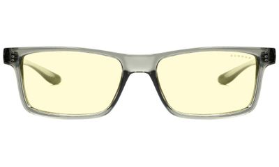 GUNNAR kancelárske/herné dioptrické brýle VERTEX READER GRAY CRYSTAL * jantárové sklá * BLF 65 * dioptrie +2,5 Brýle, kancelárske, šedé obroučky, jantárové sklá, +2,5 dioptria