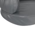 vidaXL Ergonomický penový matrac pre psa sivý 60x42 cm umelá koža