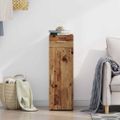 vidaXL Servírovacia skriňa so zásuvkou Staré drevo 30 x 42,5 x 93 cm