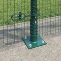 vidaXL Zvarené drôtené pletivo s betónovým základom 25 x 0,8 m Zelená