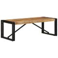 vidaXL Konferenčný stolík 100x50x35 cm, surový mangový masív
