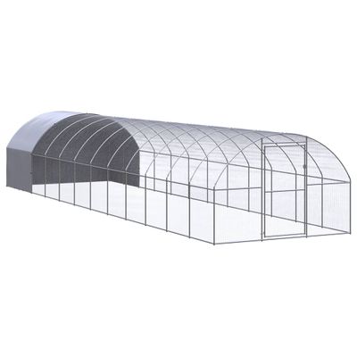 vidaXL Vonkajší kurín 3x12x2 m pozinkovaná oceľ