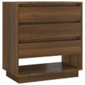 vidaXL Komoda hnedý dub 70x41x75 cm spracované drevo