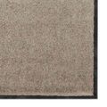 vidaXL Rohož Beige a čierna 120 x 250 cm 100% polyamid