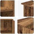 vidaXL Recepčný stôl staré drevo 100x50x103,5 cm kompozitné drevo