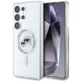Karl Lagerfeld HC Magnetic IML Metal KC Heads puzdro pre Samsung Galaxy S25 Ultra biela