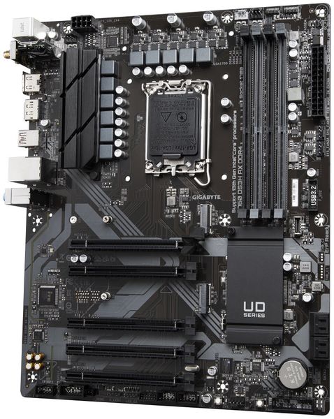 GIGABYTE B760 DS3H AX DDR4/LGA 1700/ATX Základní deska, Intel B760, LGA1700, 4x DDR4 DIMM (max. 128GB), 2x M.2, Wi-Fi, HDMI, DisplayPort, USB typ C, ATX