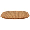 vidaXL Vrchná doska 120 x 70 x 3,5 cm Oválny Husté teakové drevo