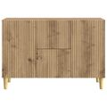 vidaXL Servírovacia skriňa Dub artisan 89 x 34,5 x 60 cm