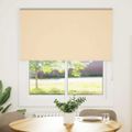 vidaXL Roleta Zatemnenie Béžová 120x150 cm Šírka látky 116,6 cm