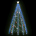 vidaXL Svetelná sieť na vianočný stromček 250 LED, modrá 250 cm