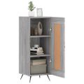 vidaXL Komoda sivý dub sonoma 34,5x34x90 cm spracované drevo