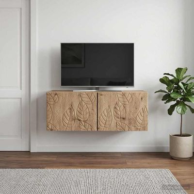 vidaXL Nástenná TV skrinka 78,5 x 41 x 30 cm Dub artisan
